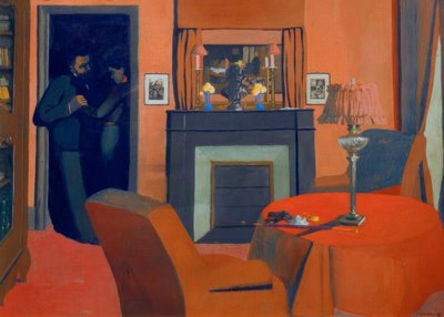 Das rote Zimmer von Felix Edouard Vallotton