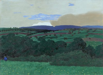 Umgebung von Lausanne, 1900 von Felix Edouard Vallotton