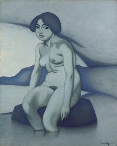 Grüner Akt, 1916 von Felix Edouard Vallotton