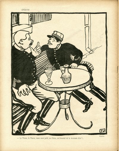 Illustration von Felix dit Vallotton von Felix Edouard Vallotton