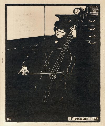 Das Cello von Felix Edouard Vallotton