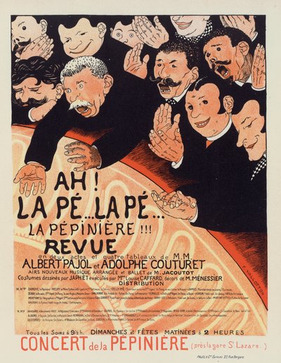 La Pepiniere Revue, ca. 1896-1899 von Felix Edouard Vallotton