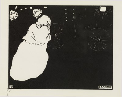 Der Ausgang, 1895 von Felix Edouard Vallotton