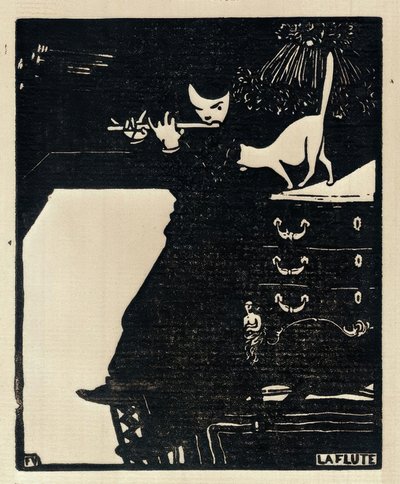 Die Flöte von Felix Edouard Vallotton