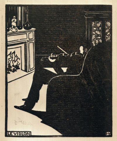 Die Geige von Felix Edouard Vallotton