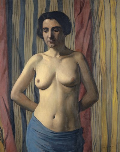 Akt mit blauem Band, 1922 von Felix Edouard Vallotton