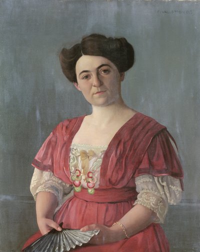 Porträt von Mme Haasen, 1908 von Felix Edouard Vallotton