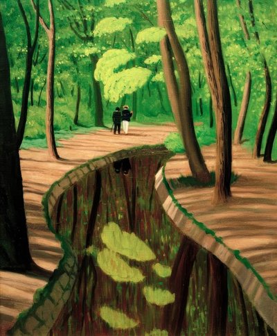 Sousbois, Bois de Boulogne von Felix Edouard Vallotton