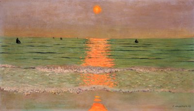 Sonnenuntergang, 1913 von Felix Edouard Vallotton