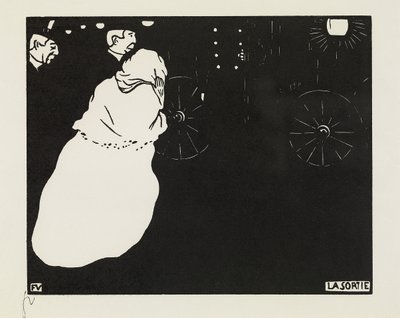 Die Abreise, 1895 von Felix Edouard Vallotton