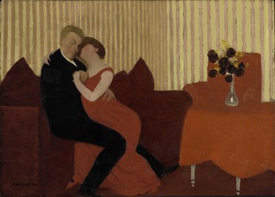 Die Lüge, 1897 von Felix Edouard Vallotton
