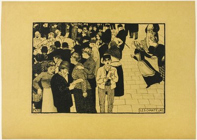 Die Sänger von Felix Edouard Vallotton