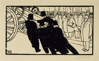 Die Bestatter von Felix Edouard Vallotton