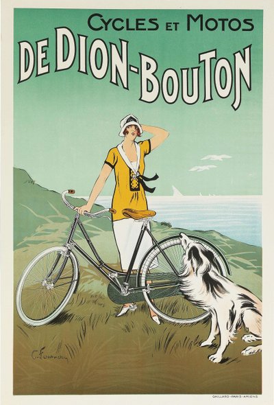 Cycles et Motos de Dion-Bouton, 1920er Jahre von Felix Fournery