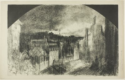 Nationalfeiertag in Montmartre von Felix Hilaire Buhot