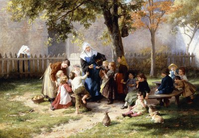 Der Schulhof von Felix Schlesinger