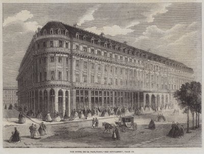 Das Hotel de la Paix, Paris von Felix Thorigny