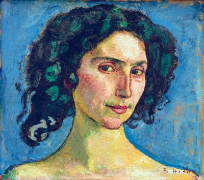 Kopfstudie Italienerin von Ferdinand Hodler