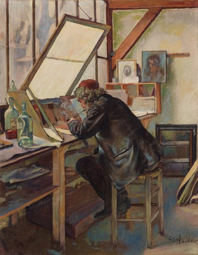 Der Graveur von Ferdinand Hodler