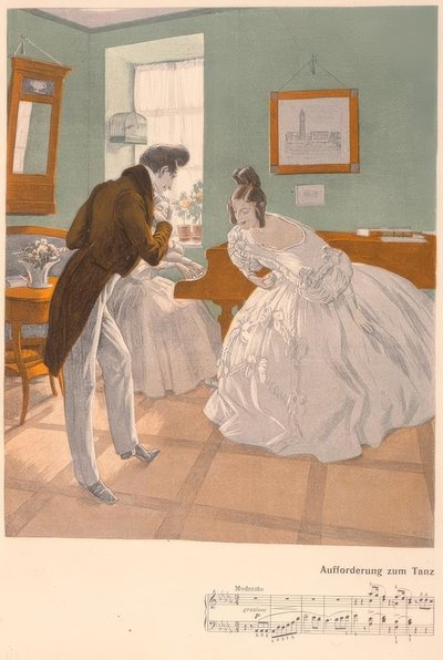 Reznicek, Aufforderung zum Tanz / 1906 von Ferdinand von Reznicek