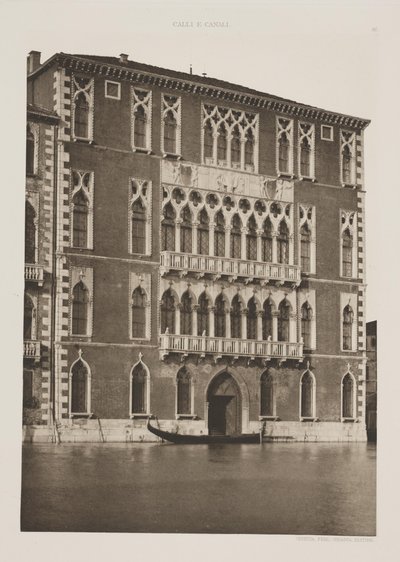 Foscari-Palast von Ferdinando Ongania