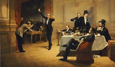 Das Abendessen, 1837 von Ferencz Paczka