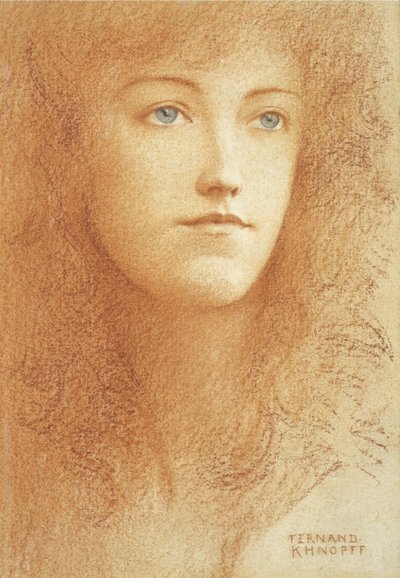 Eine junge Engländerin von Fernand Khnopff