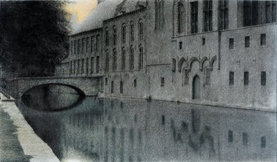 Erinnerung an Flandern. Ein Kanal, 1904 von Fernand Khnopff