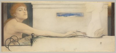Das Opfer, 1891 von Fernand Khnopff