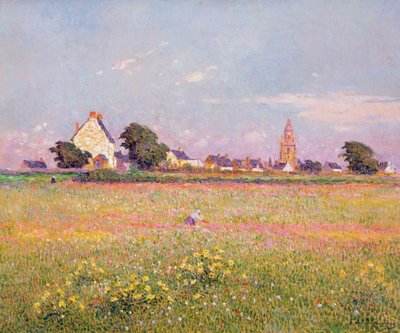 Dorf in der Nähe von Rouen von Fernand Loyen du Puigaudeau