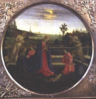 Die Anbetung des Jesuskindes von Filippino Lippi