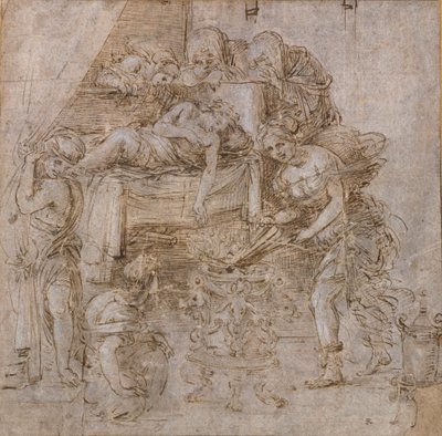 Der Tod des Meleager, ca. 1490er Jahre von Filippino Lippi