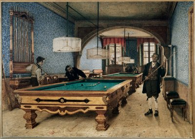 Das Billardspiel von Filippo Carcano