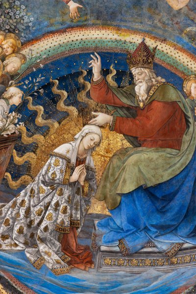 Krönung Mariens, Detail von Filippo Lippi