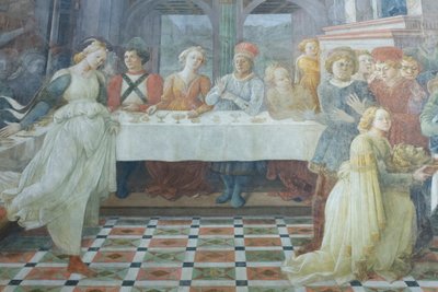 Das Festmahl des Herodes von Filippo Lippi