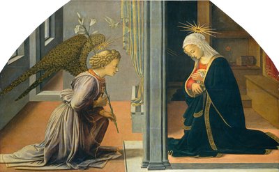 Die Verkündigung, ca. 1435-1440 von Filippo Lippi