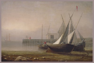 Fischerboote bei Ebbe, ca. 1850er von Fitz Henry Lane