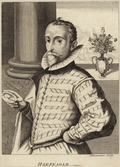 Porträt von Joris Hoefnagel von Flemish School