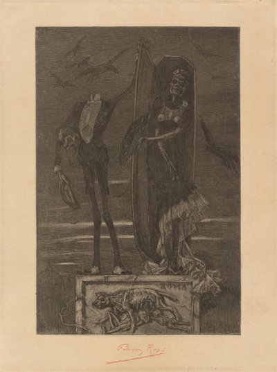 Das höchste Laster: Frontispiz von Félicien Rops