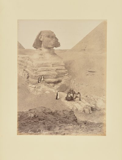 Kairo - Die Sphinx von Félix Bonfils