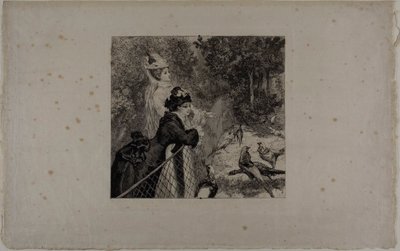 Im Zoologischen Garten, zweite Platte von Félix Henri Bracquemond