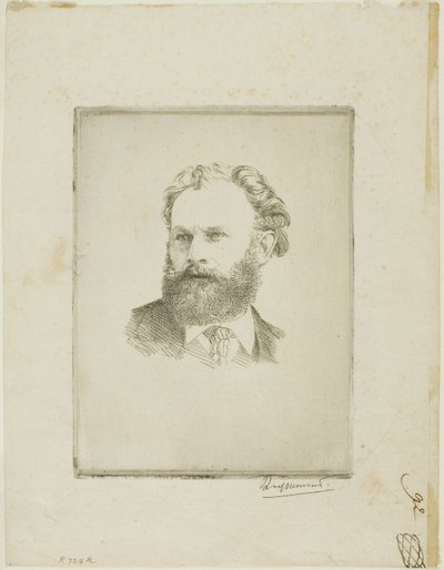 Porträt von Edouard Manet von Félix Henri Bracquemond