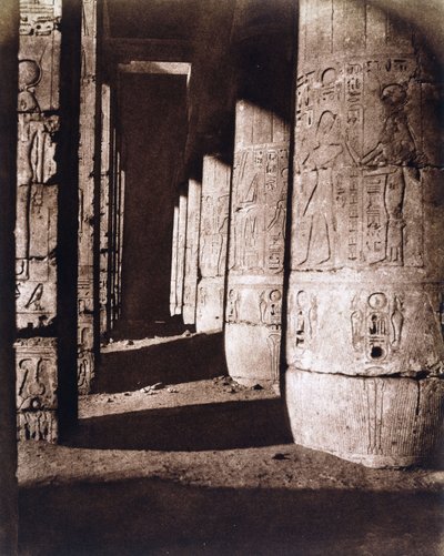 Medinet-Abou von Félix Teynard