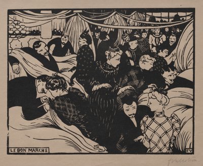 Bon Marché von Félix Vallotton