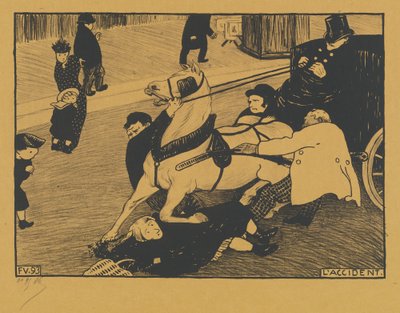 Der Unfall von Félix Vallotton