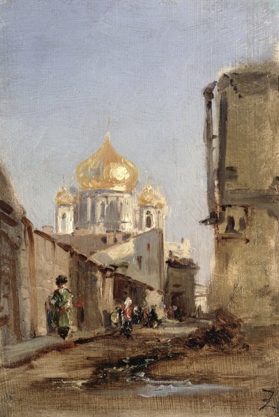 Studie von Tobolsk, 1842 von Félix Ziem