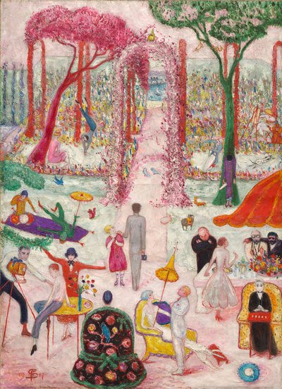 Sonntagnachmittag auf dem Land, 1917 von Florine Stettheimer