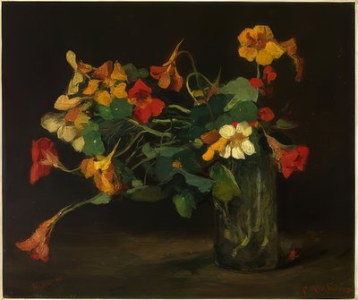 Blumenstillleben mit Kapuzinerkresse von Floris Arntzenius