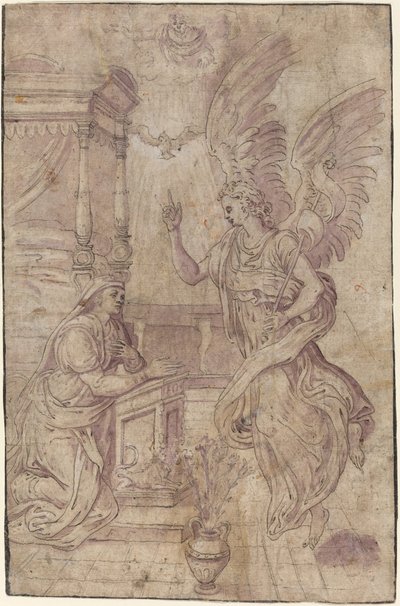 Die Verkündigung von Follower of Frans Floris I