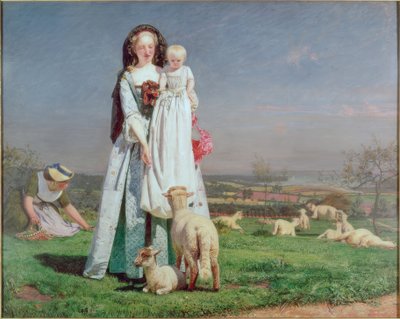 Pretty Baa-Lambs von Ford Madox Brown